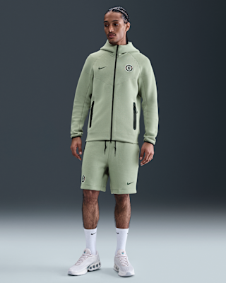 Chelsea FC Tech Windrunner Men's Nike Soccer Fleece Full-Zip
